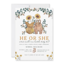 Waterverf Boho Floral Genderpartij