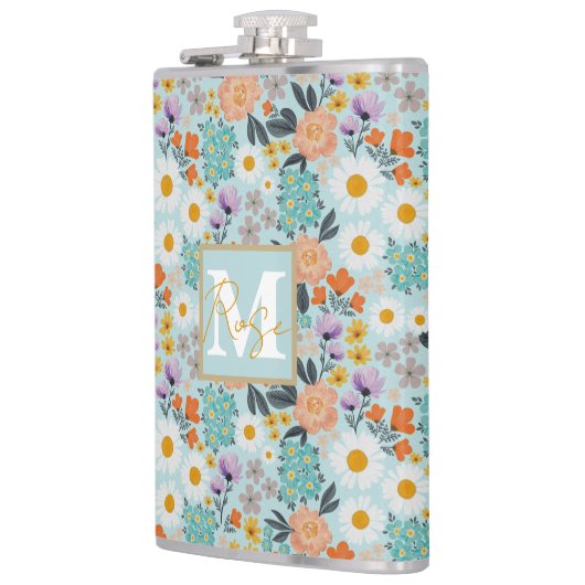 Waterverf Boho Floral Heupfles (Links)