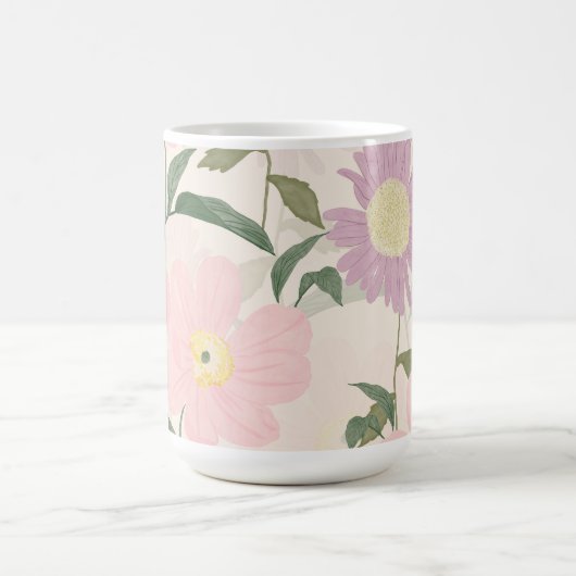 Waterverf Boho Floral Koffiemok (Center)