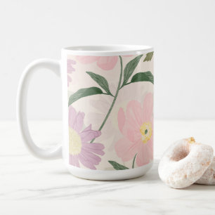 Waterverf Boho Floral Koffiemok