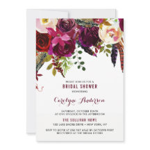 Waterverf Boho Floral najaar Vrijgezellenfeest