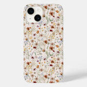 Waterverf Boho Floral Pattern iPhone / iPad case (Achterkant)