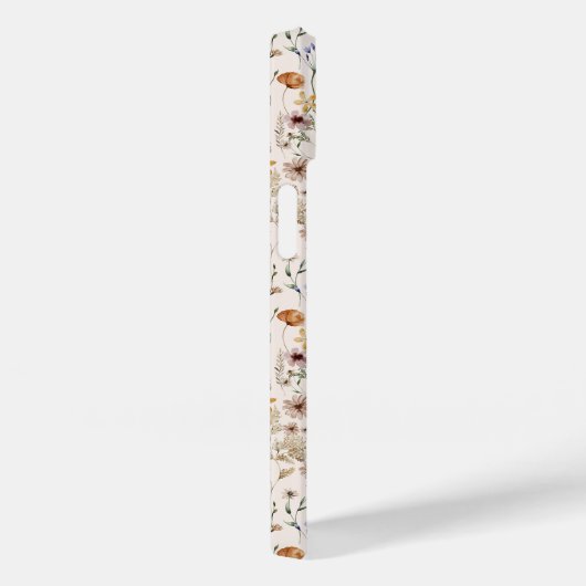 Waterverf Boho Floral Pattern iPhone / iPad case (Achterkant / Rechts)