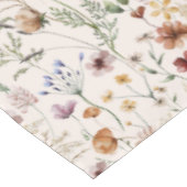Waterverf Boho Floral Pattern Tafelkleed (Gekanteld)