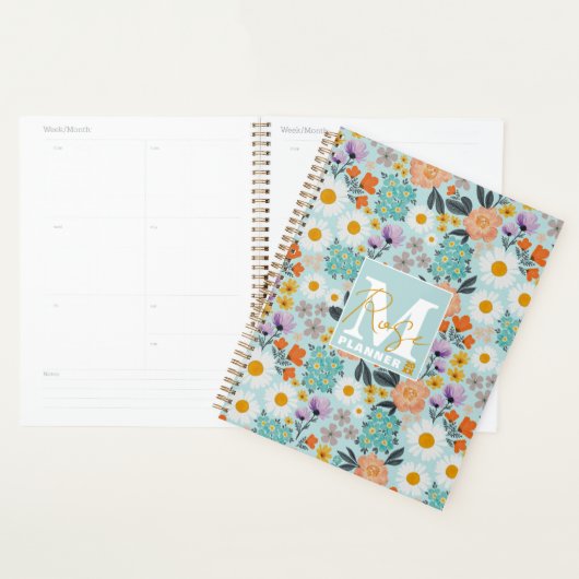 Waterverf Boho Floral Planner (Display)