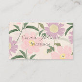 Waterverf Boho Floral Visitekaartje (Voorkant)