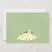 Waterverf Boho Floral Vrijgezellenfeest Kaart (Achterkant)