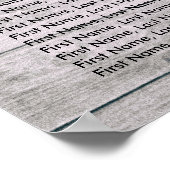 Waterverf Boho Floral Wood Poster (Hoek)