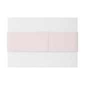 Waterverf Boho Flowers Roze Bruiloft Uitnodigingen Wikkel (Achterkant Voorbeeld)