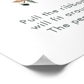 Waterverf Boho Gender Neutral Twins Shower Games Poster (Hoek)