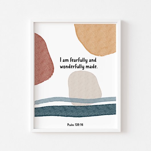 Waterverf Boho heerlijk angstig gemaakt poster