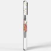 Waterverf Boho Hippie Feather Tribal iPhone Case-Mate iPhone Case (Achterkant / Rechts)