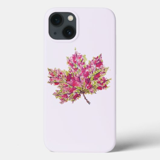 Waterverf Boho in het najaar van lef Case-Mate iPhone Case (Achterkant)
