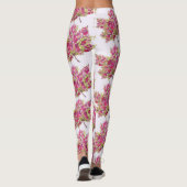 Waterverf Boho in het najaar van lef Leggings (Achterkant)