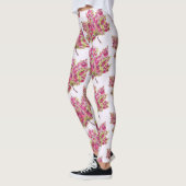 Waterverf Boho in het najaar van lef Leggings (Links)