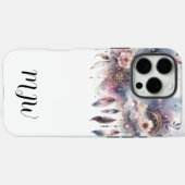 Waterverf Boho Indian Feather iPhone / iPad case (Achterkant (horizontaal))