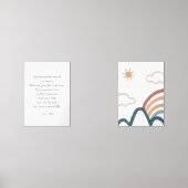 waterverf boho John 3:16 bergen poster Muurkunst Sets (Voorkant)