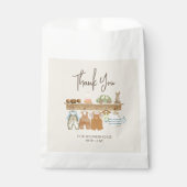 Waterverf Boho kinderkamer Baby shower dank u Bedankzakje (Voorkant)
