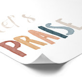 Waterverf boho laat poster prijzen (Hoek)