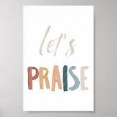 Waterverf boho laat poster prijzen (Voorkant)