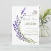 Waterverf Boho Lavendel Vrijgezellenfeest Kaart (Staand voorkant)