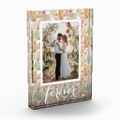 Waterverf Boho Leaves en Rozen Fotoblokken (Links)