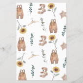 Waterverf Boho mama of papa Baby shower Game (Achterkant)