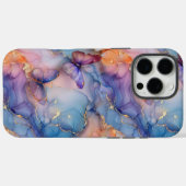 Waterverf Boho Marble Butterfly iPhone Case-Mate iPhone Case (Achterkant (horizontaal))
