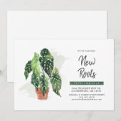 Waterverf Boho ontroerende aankondiging (Voorkant / Achterkant)