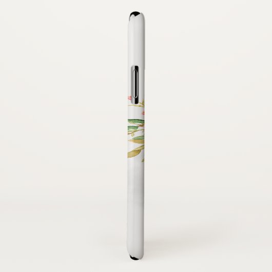 Waterverf Boho Oranje Camera & Flowers Case-Mate iPhone Case (Achterkant / rechts)