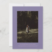 Waterverf Boho Paddenstoelen Paarse Retro Save The Date (Achterkant)