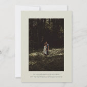 Waterverf Boho Paddenstoelen Sepia Retro Save The Date (Achterkant)