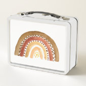 Waterverf Boho Pastel Kinder Meisje Rainbow (Achterkant)