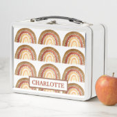 Waterverf Boho Pastel Kinder Meisje Zon Regenboog (In situ)