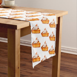 Waterverf Boho pompoen taartpatroon Lange Tafelloper