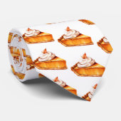 Waterverf Boho pompoen taartpatroon Stropdas (Opgerold)