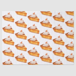 Waterverf Boho pompoen taartpatroon Tissuepapier