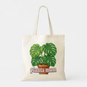 Waterverf Boho Potplant Grafisch - "Kies Vrede" Tote Bag (Achterkant)