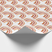 Waterverf Boho Rainbow Cadeaupapier (Hoek)