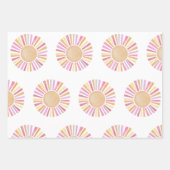 Waterverf Boho Rainbow en Sun Inpakpapier Vel (Voorkant 2)