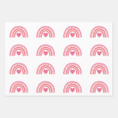 Waterverf Boho Rainbow en Sun Inpakpapier Vel (Voorkant)