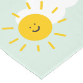 Waterverf Boho Rainbow en Sun Korte Tafelloper (Hoek)