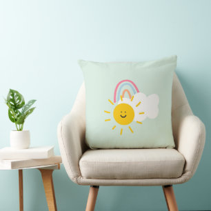 Waterverf Boho Rainbow en Sun Kussen