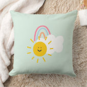 Waterverf Boho Rainbow en Sun Kussen (Deken)