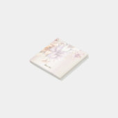 Waterverf Boho Roze Bloemen Elegant Stijlvol Post-it® Notes (Schuin)