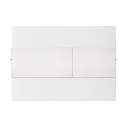 Waterverf Boho Roze Bloemen Rustiek Elegant Uitnodigingen Wikkel (Achterkant Voorbeeld)