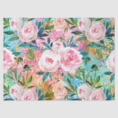 WATERVERF BOHO ROZEN DECOUPAGE TISSUEPAPIER (Voorkant)