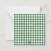 Waterverf Boho Sinaasappel Slice Krans Kerstmis Notitiekaartje (Achterkant)