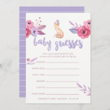 Waterverf Boho Tribal Baby shower Gissen Spel