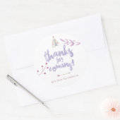 Waterverf Boho Tribal Floral Baby shower Ronde Sticker (Envelop)